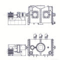 2017 LDH série coulter tipo máquina de mistura, SS artesãos misturadores, turbula horizontal preço misturador